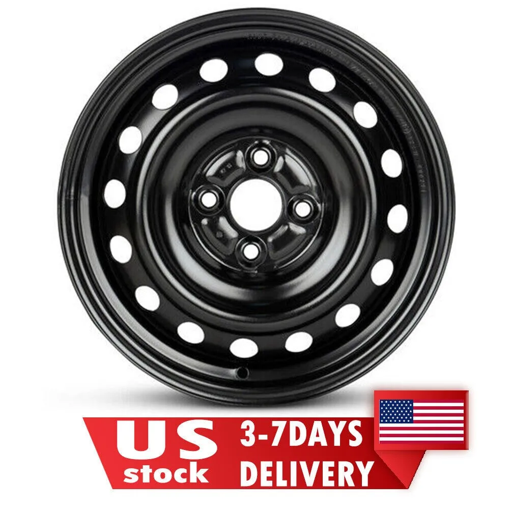 1 PCS New Wheel Rim For Toyota Yaris 2006-2012 15 Inch Black Steel Rim US TOCK