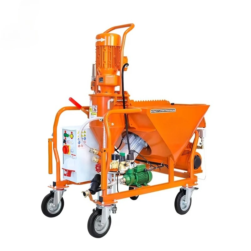 Portable Professional Automatic Plaster Sprayer for Cement Mortar Wall High Efficiency Durable Heavy Duty