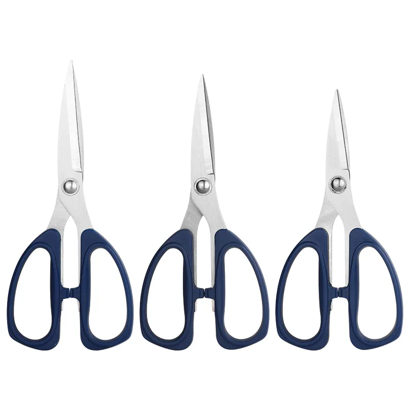 Household Scissors Stainless Steel Multi-functional Scissors DIY Children and Students Handmade Office Kitchen Strong Scissors