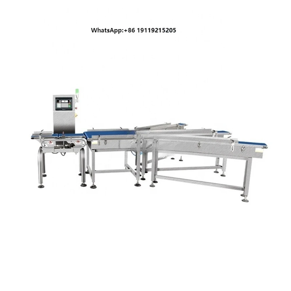 Automatic Multi-Level Fruit Vegetable Weight Sorter Food Industry Fillet Conveyor Belt Weight Sorting Grading Machine Price