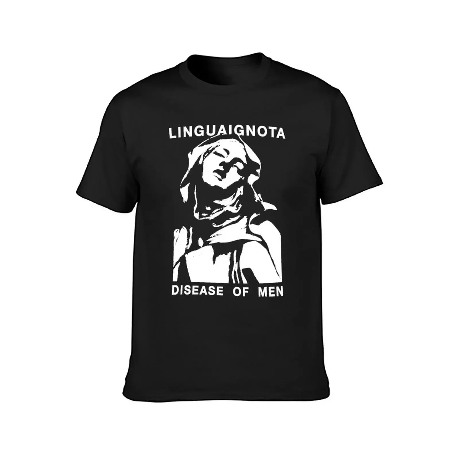 Lingua Ignota Disease Of Men T-Shirt blacks summer tops oversized graphics slim fit t shirts for men