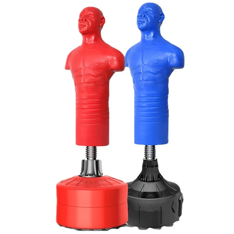 Human Shaped Punching Bag with Stand Boxing Bag Adjustable Height Bob Boxing Dummy