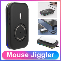 New Mouse Jiggler RGB Light Mouse Movement Simulator Undetectable Wired Wireless Mouse Game Accessories For Computer Awakening