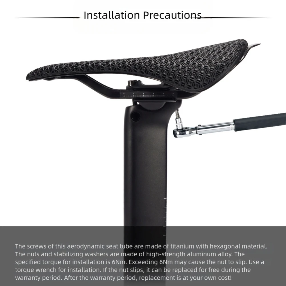 

165g Seatpost Full Carbon Seatpost Easy Installation Height Adjustment Scale For Recreational Biking Adjustable Angle Seat Post