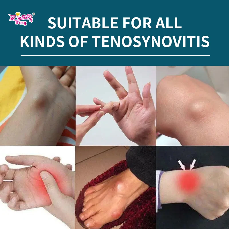 Ifory 20pcs Tenosynovitis patch Tendon Sheath Treatment Patch Herbal Therapy Arthritis Thumb Finger Wrist Pain Relief Patch