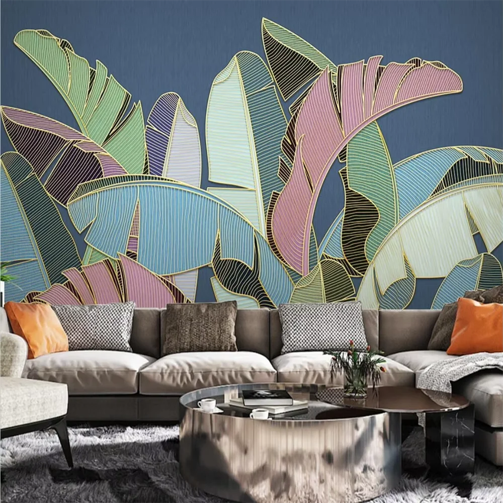 Custom Nordic calla lily tropical plant Photo Wallpaper Mural Dining Room wallpapers Living Room Bedroom Art European pastoral