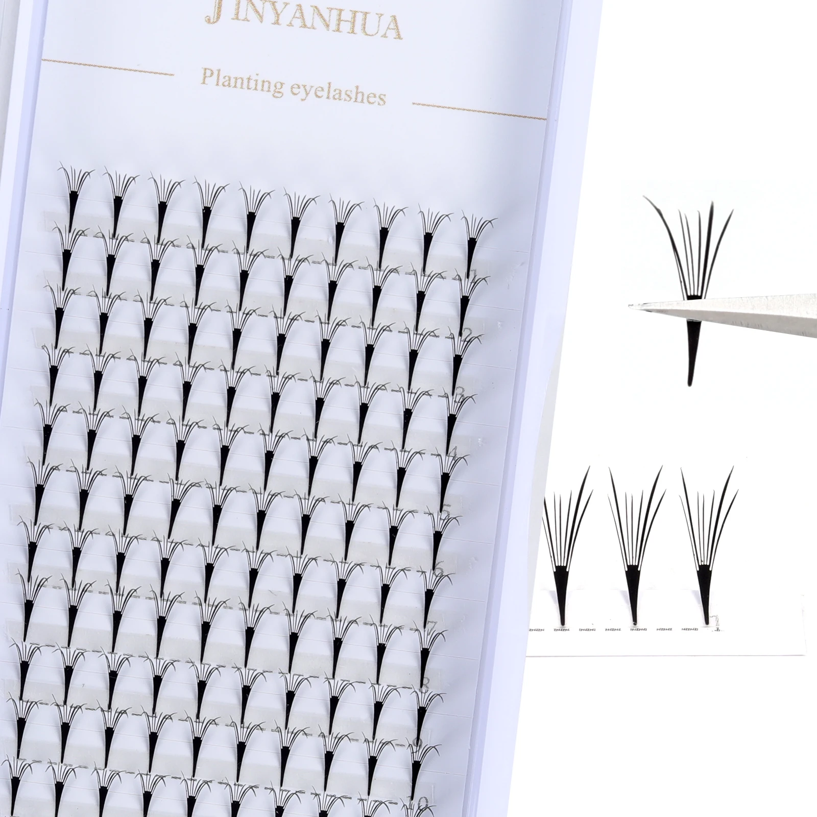 

Manga Lashes Fans Premade Anime Spire Lash Extensions for Lash Artists-Anime Lashes Extension,Plume Flake,Lightweight, Salon Use