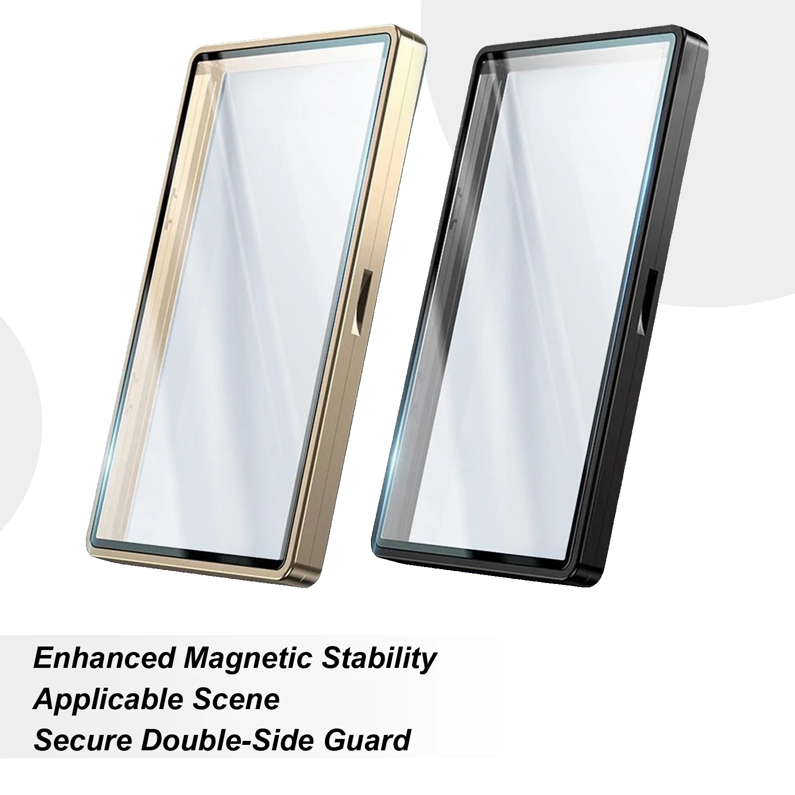 

Magnetic Photo Holder Card Protector Stackable Sleeves Uv Resistant Case For Sports Poker Collection Grading Display Tournament