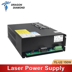 YL-U2 150 Вт источник питания лазера 130 Вт-150 Вт для Yongli A6s A8s R7 R9 H6 CO2 лазерная трубка