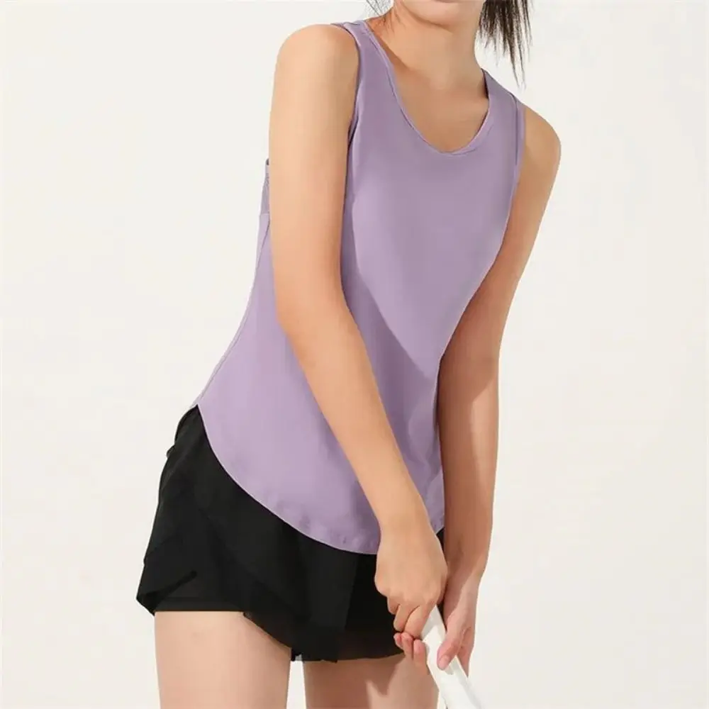 

Mesh Back Yoga Mesh Back Tank Top Hollow Out Breathable Running Sports Vest Open Back Sleeveless Workout Yoga Vest