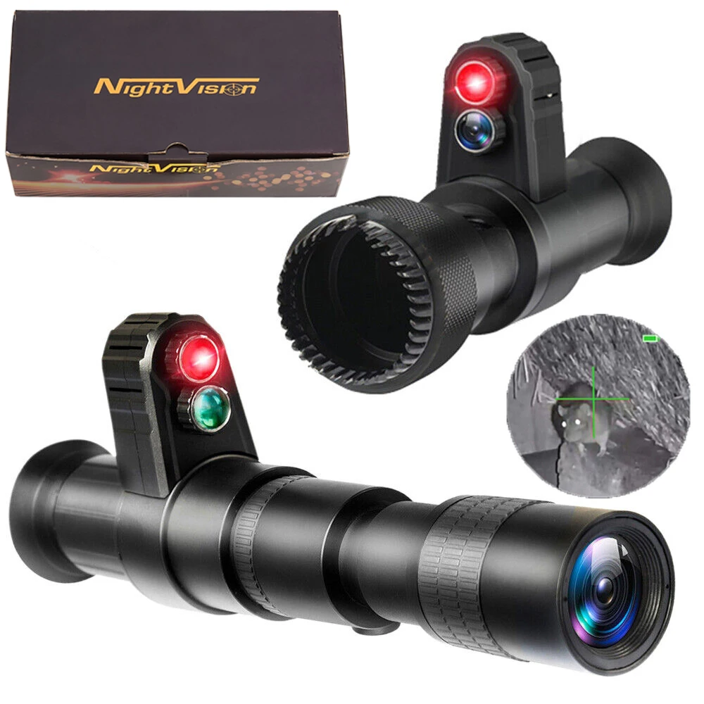 2024- Full Dark Viewing Distance Monocular Cross Cursor Digital Day Night Vision Instrument Infrared Telescope Hunting Equipment