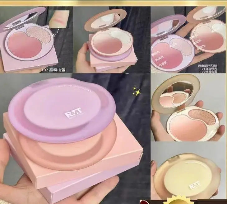 RMT changement progressif blush disque polyvalent visage éclaircissant extension couleur rétrécissement couleur haute brillance toilettage blush