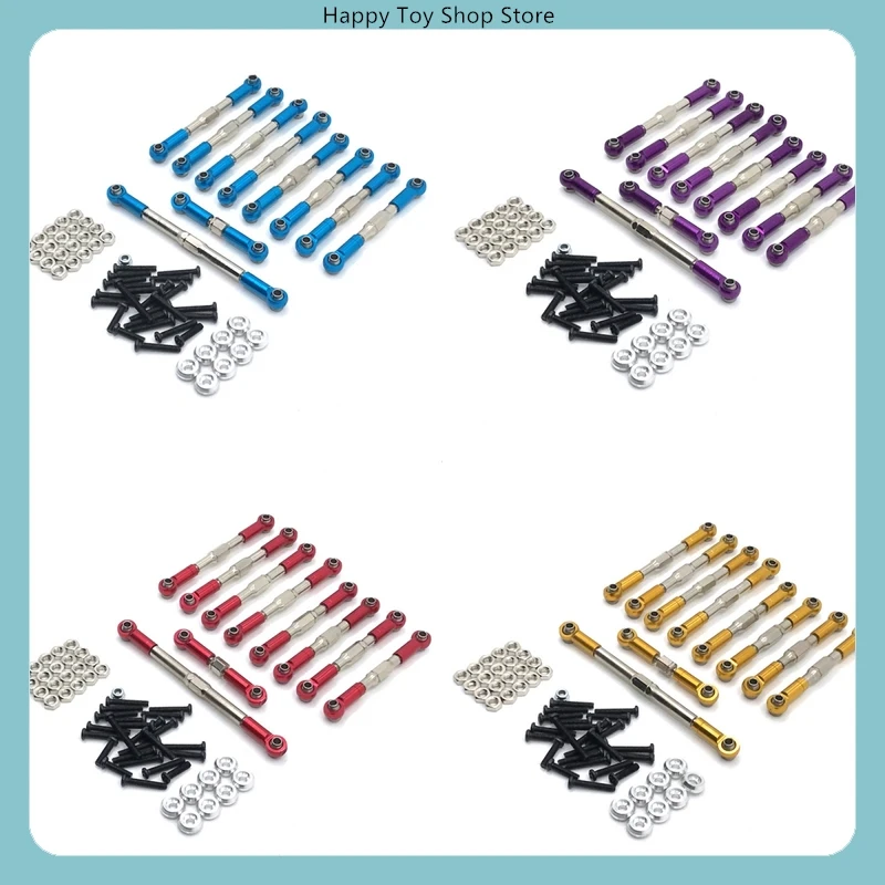 

WPL Feiyue Heng Long JJRC 1/16 RC Car Upgrade Adjustable Linkage Rods Steering Tie Rod Spare Parts​