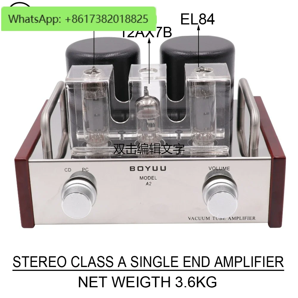 1set Single End Class AEL84 6P14 12AX7 Stereo Vacuum Tube Amplifier Vintage Audio DIY Sound Improve  Integrated Tube AMP 3.6Wx2