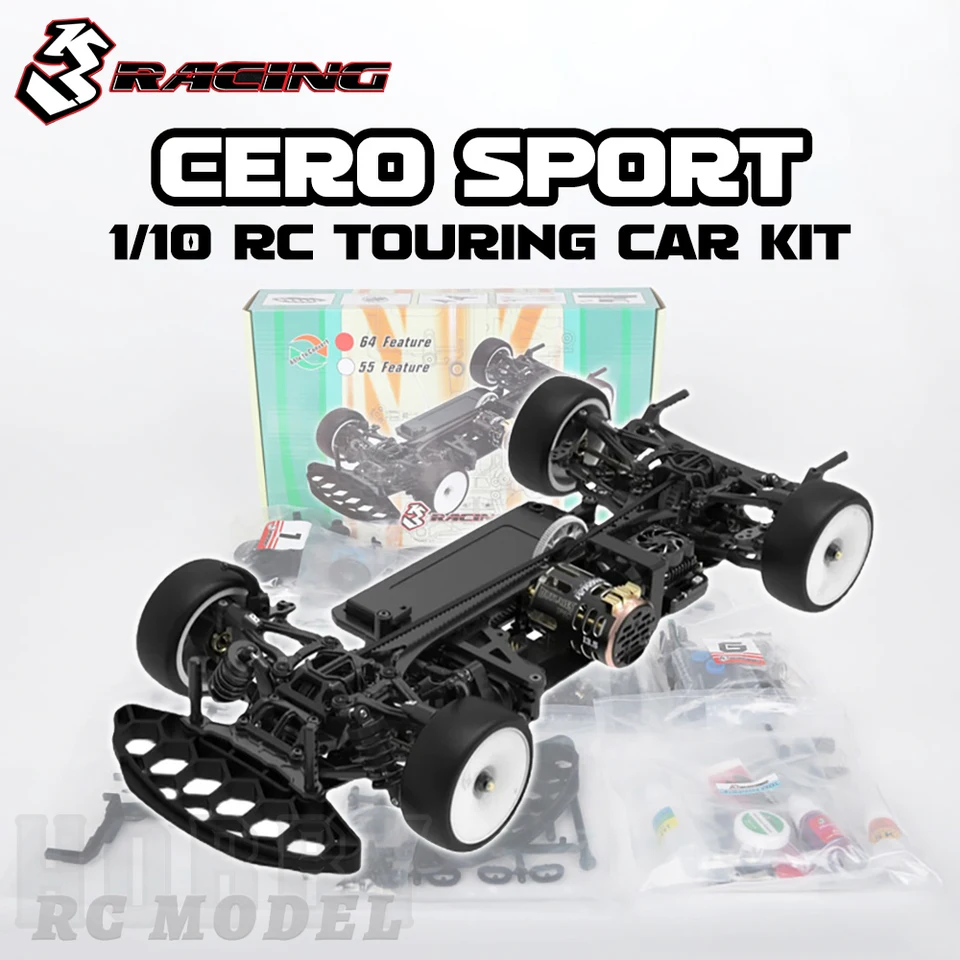 3RACING CERO SPORT 64/55 KIT 1/10 RC Electric Remote Control Model