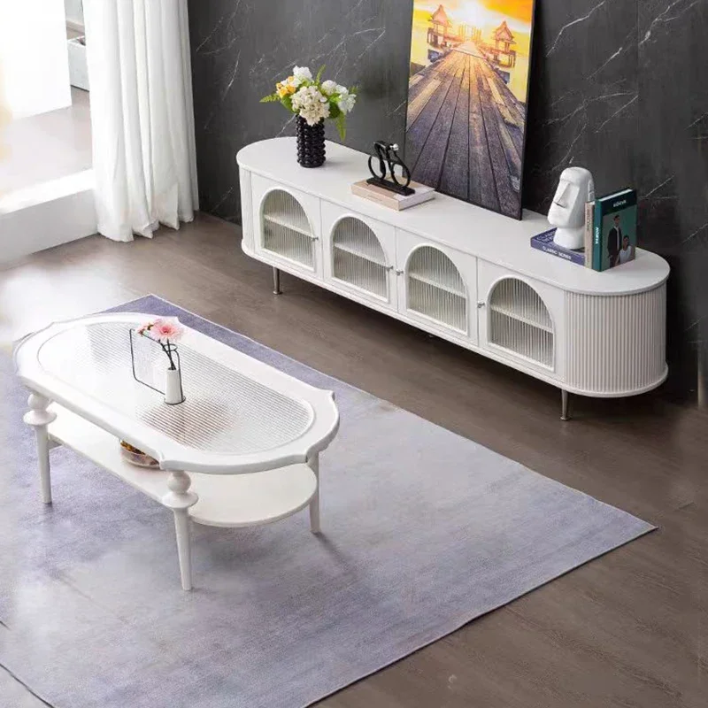 White Display Tv Stands Entertainment Movies Wood Speaker Designer Drawers Tv Table Movies Muebles Para Tv Replica Furniture