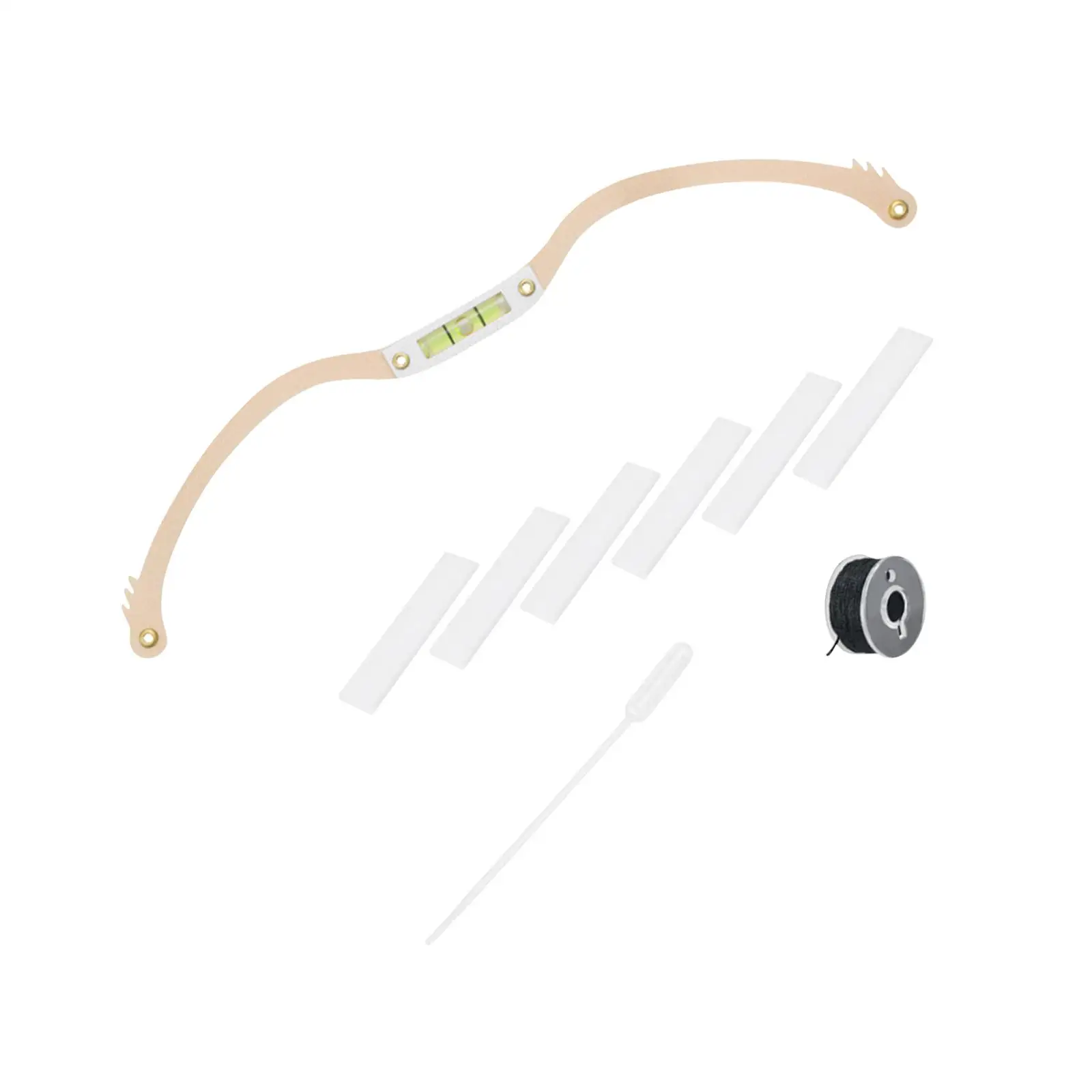 초보자 및 전문 눈썹 스타일리스트를 위한 눈썹 측정자 휴대용 보우 포지셔닝 마커 키트