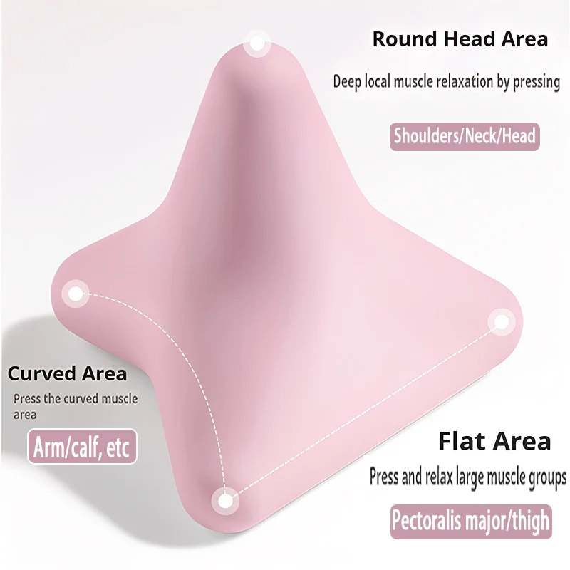 1PCS TPE Massage Ball Trigger Point Spine Back Neck Scapula Foot Massage Ball Yoga Relaxation Meridian Fitness Ball AMQ08