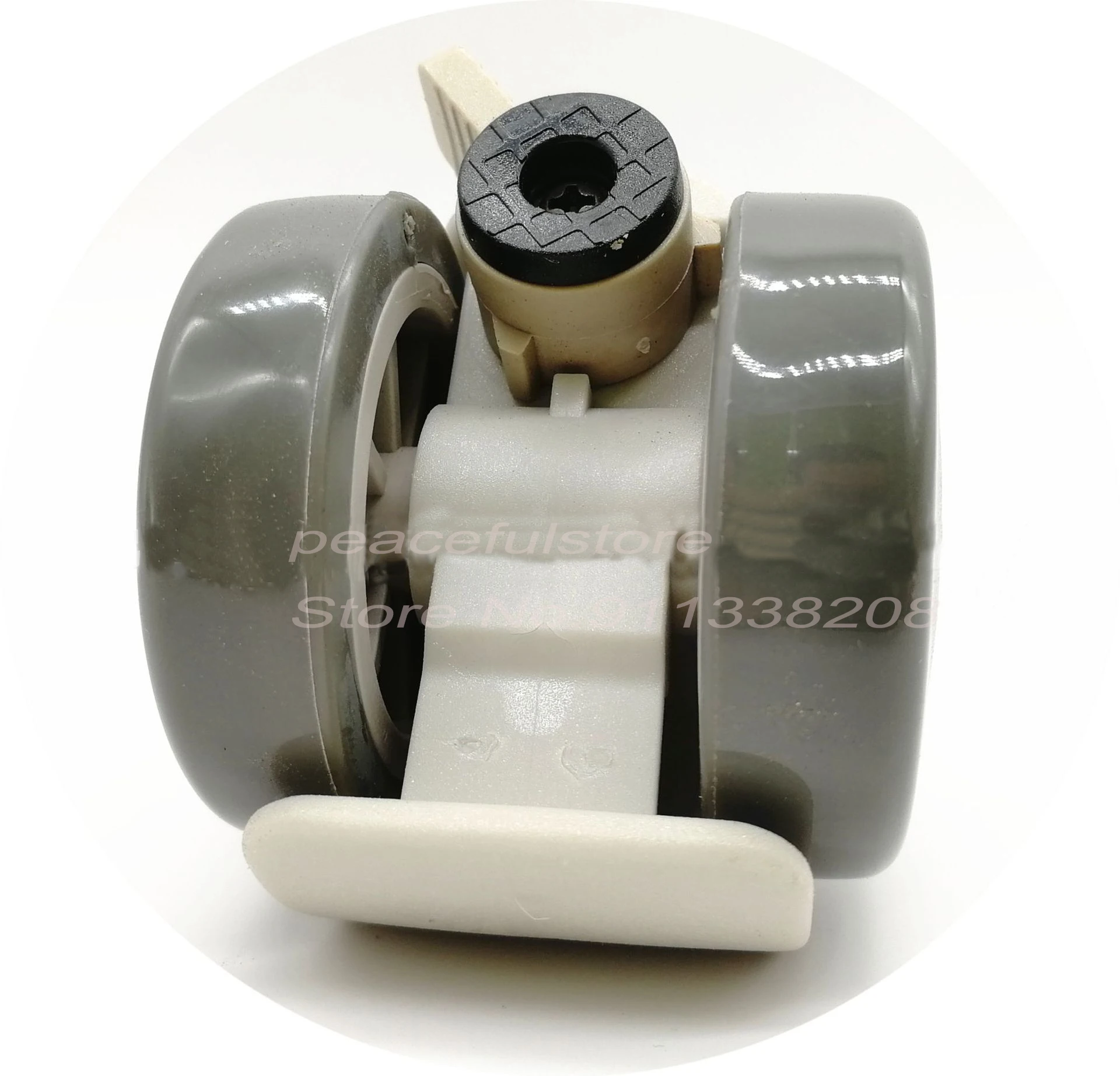 5PCS Clip-type 2 Inch Gravity Manual Locking Brake Sliding Wheel For Gaming Child student Computer ChairFurniture  Accessory