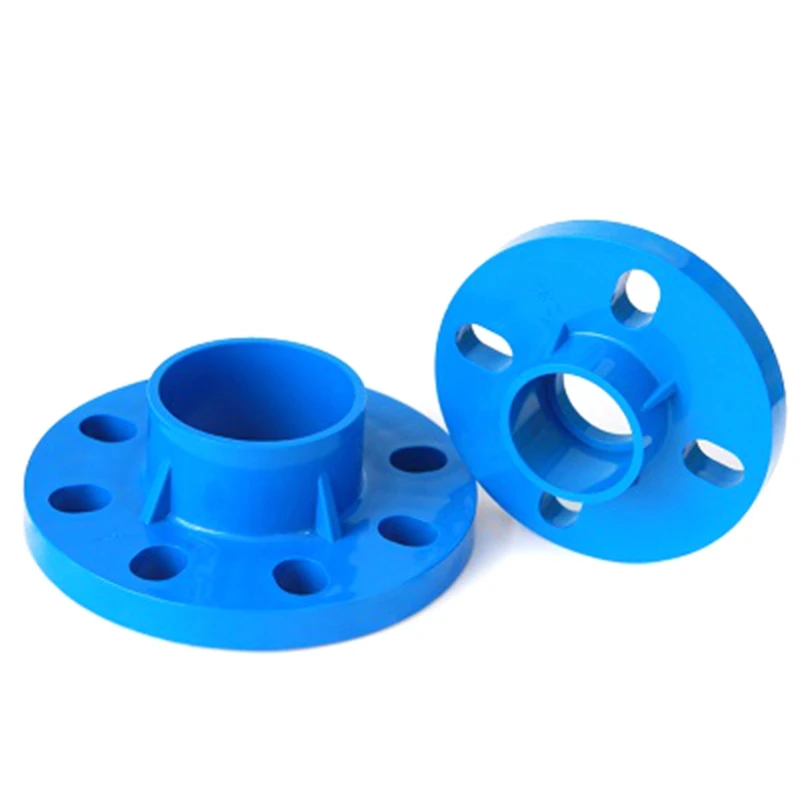 1pcs Blue I.D 50-63mm PVC Flange Socket Pipe Fittings Joint Flange Piece  Hardware For Aquarium Suppies