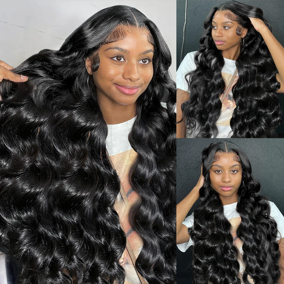 Body Wave Raw Bundles 100% Human Hair 30 36 Inch 3 4 Remy Virgin Brazilian Water Wave Hair Weaving Double Drawn Hair Extensions