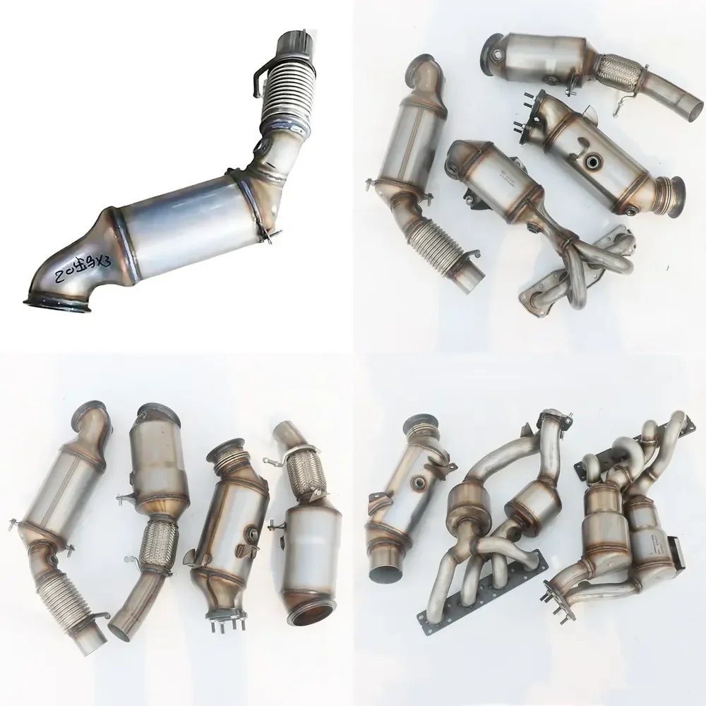 AP01 High Quality Direct Fit Exhaust Manifold Three Way Catalytic Converter for 340i 740Li B38 1.5T