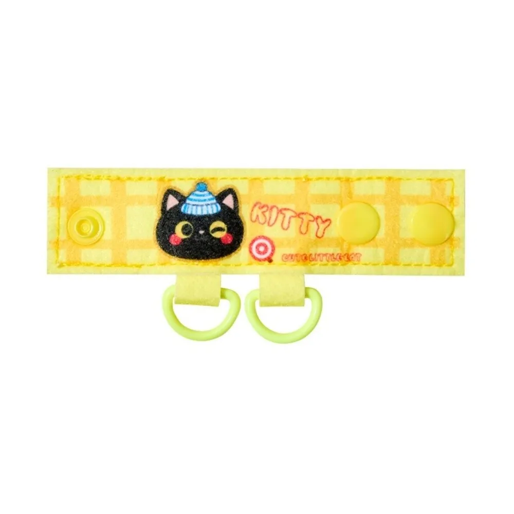 Cartoon Extension Buckle D-Type Anti-lost Snap Button Double Ring Keychain Double Ring Cute Girly Bag Charm