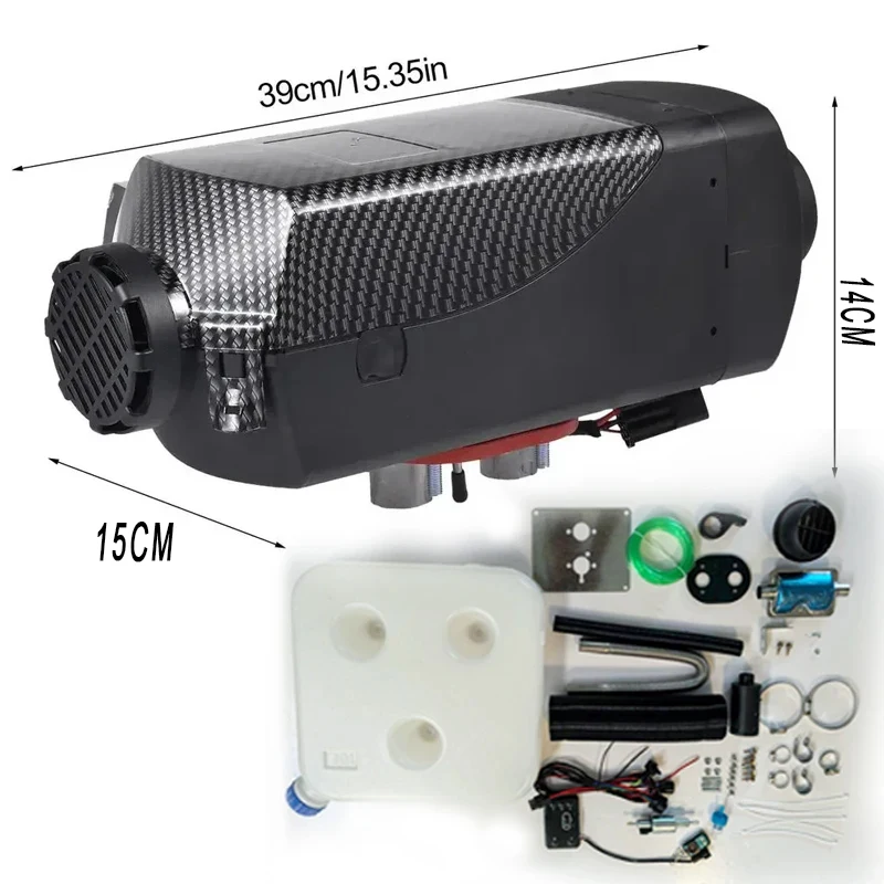 5KW Diesel Standkachel 12V 24V Auto Auto Brandstofbediende Verwarming Afstandsbediening Air Standkachel voor Voertuig vrachtwagen Van
