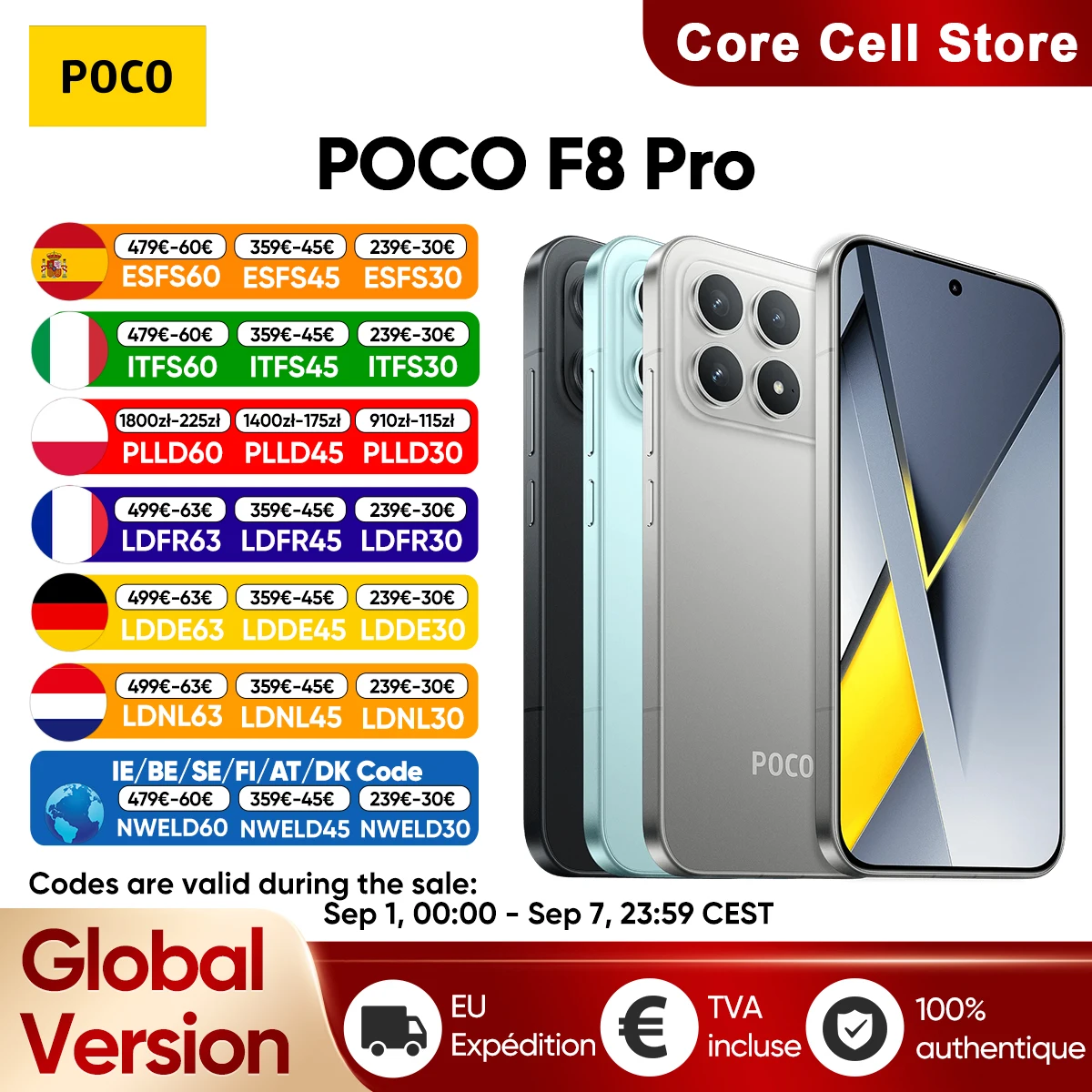 Versión Global POCO F8 Pro 5G Smartphone Snapdragon ® 8 Elite, Pantalla AMOLED …