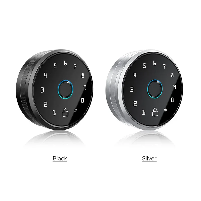 Handle Fully Automatic Smart Lock Fingerprint Knob Door Lock Unlock Touch Screen Bluetooth App Keyless Entry Door Lock