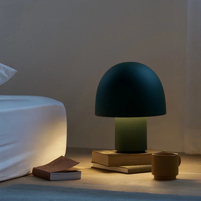 Mini Table Lamp Modern Luxury Mushroom Night Light For Living Room Sofa Sides Reading Floor Study Bedroom Night Stand Lamp