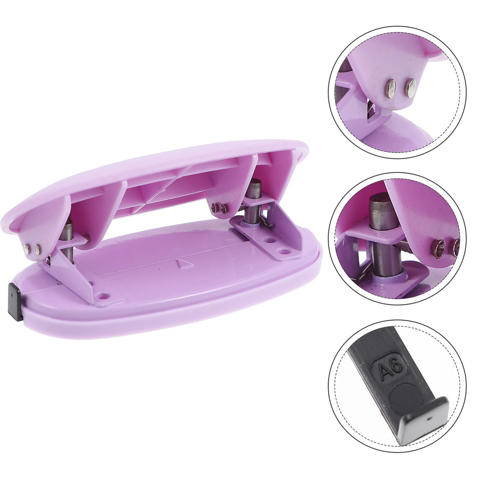 Manual Loose Leaf Puncher 2 Hole Punch For Paper Office Supply Diy Binder Punch Adjustable Desktop Paper Hole Maker Tool