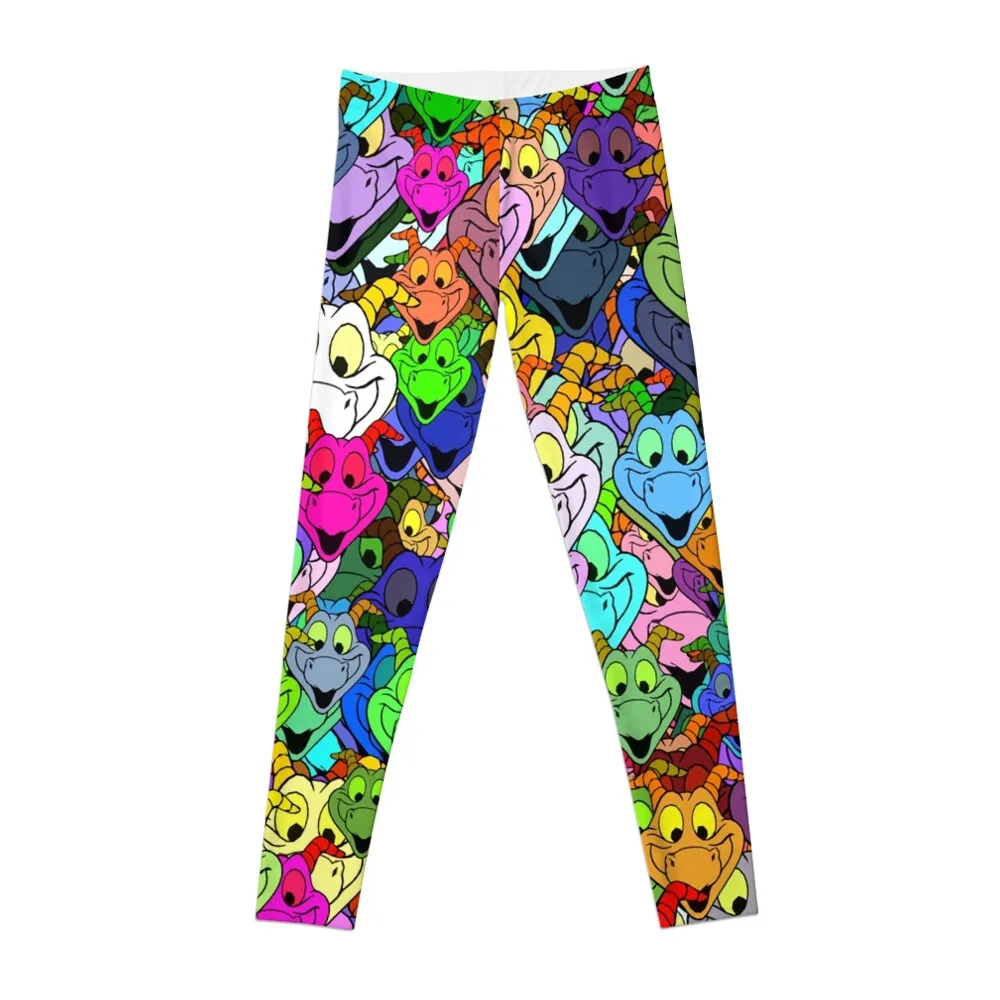 

Imagination Colorful Pattern Leggings Training pants legings for fitness legging push up sportswear for gym Womens Leggings