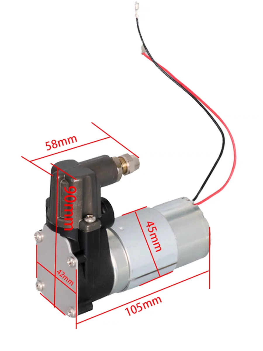 RV Motorhome Electronic Air Pump Seat Airbag Electronic Inflation Truck Seat Airbag Inflation 12/24V