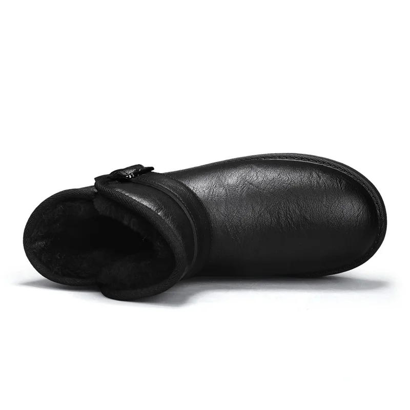 العلامة التجارية الشتاء الثلوج أحذية رجالية أحذية دافئة أفخم أحذية المشي لمسافات طويلة أحذية كاجوال مقاوم للماء أحذية رياضية رجالية أحذية العمل في الهواء الطلق #5