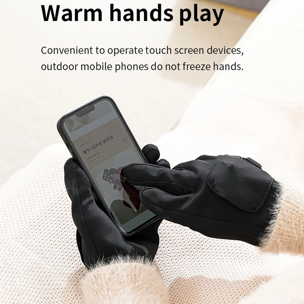 New Hand Warmer Heated Glove Liners Heated Left Hand Rechargeable Heated Gloves Winter Hand Warmer Right Hand Thin Heated Gloves