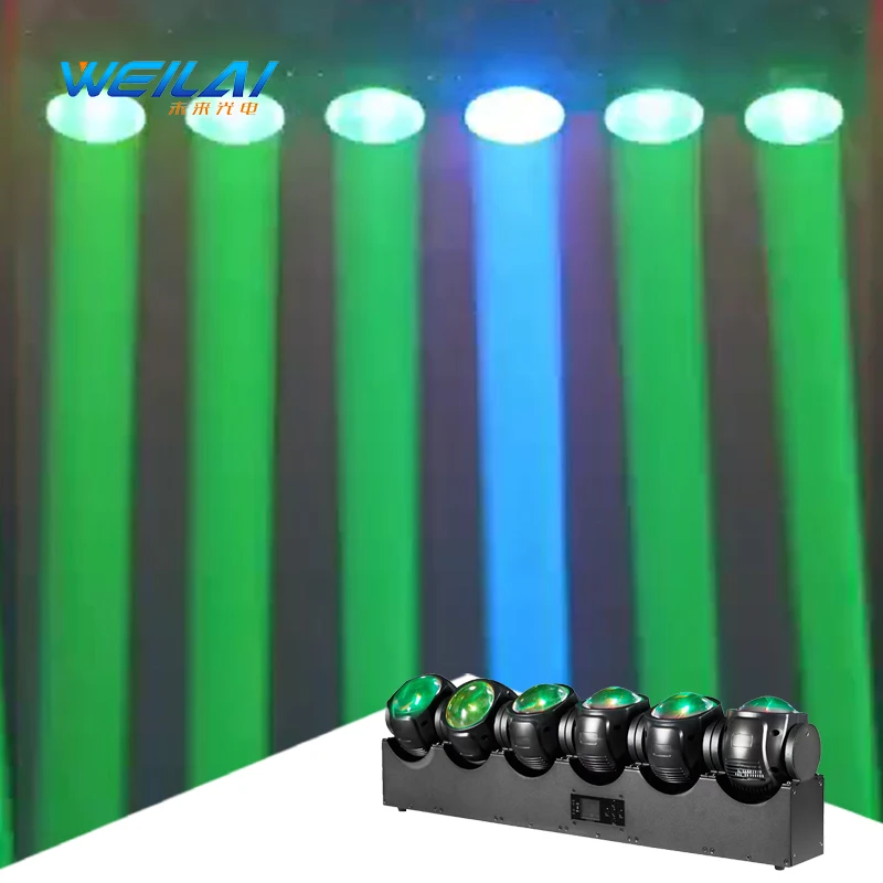 Neuestes Design 6X40W/60W LED Vollfarb-Moving-Head-Licht Matrixlicht Tornado Beam Light