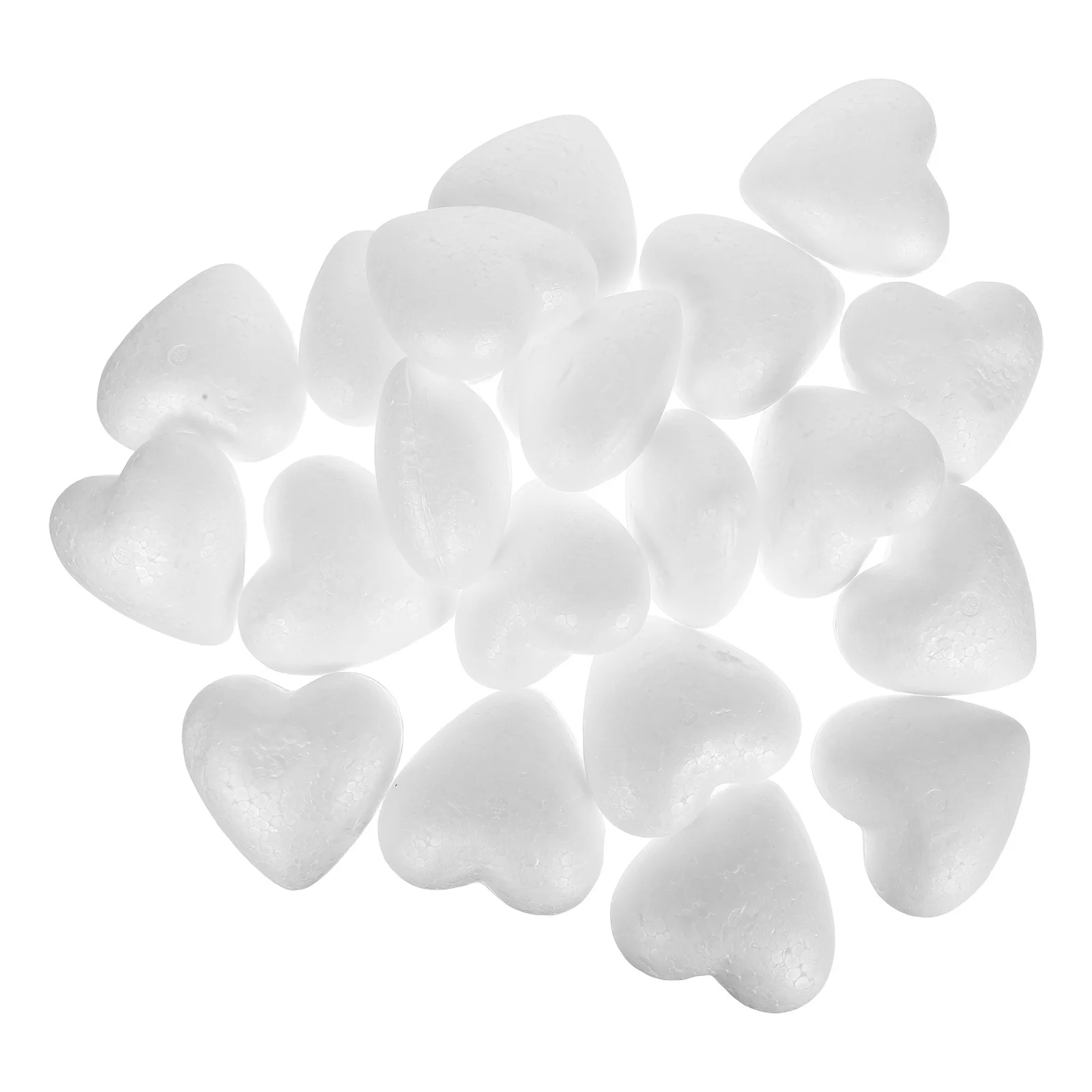 20 قطعة من كرات الإسفنج على شكل قلب لوازم الحرف اليدوية آمنة ولطيفة وممتازة لكرات الإسفنج على شكل قلب