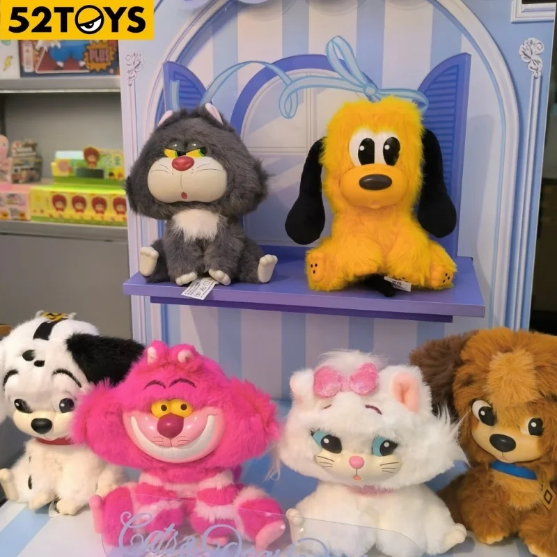 New Hot 52toys Disney Cats & Dogs Blind Box Figure Mystery Box Surprise Bag Pendant Collect Keychain Anime Doll Decor Toy Gift