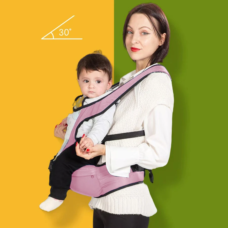 

Ergonomic Baby Carrier Breathable Comfortable Waist Stool Hip Seat for Mommy And Daddy Outdoor Travel Shopping Sling to Toddler