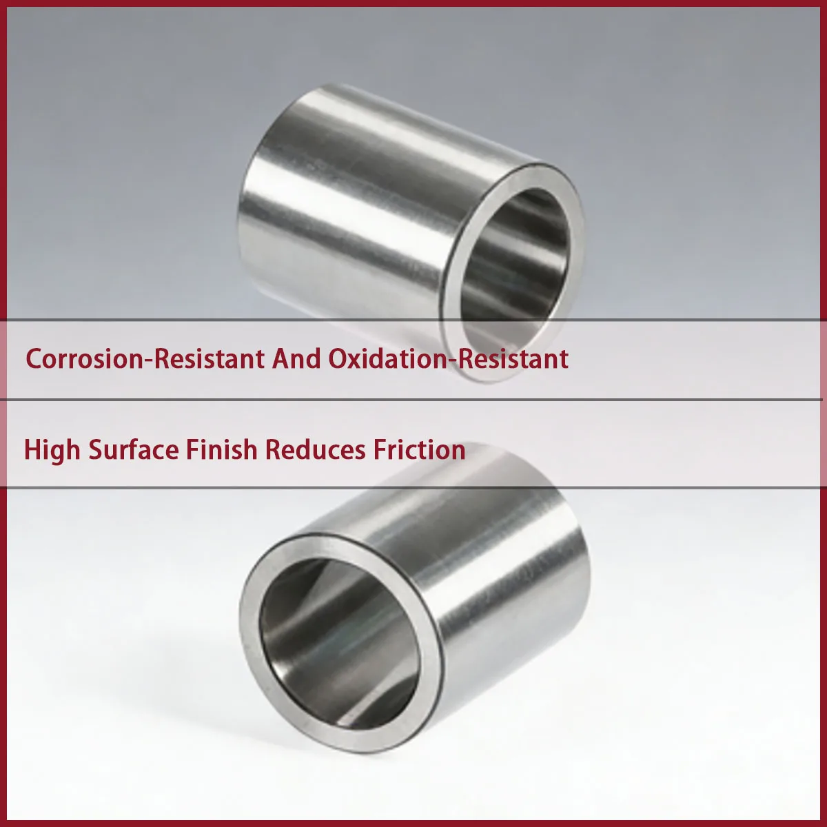 Bearing Steel Axle Bushing Inner Diameter 20mm Wear-Resistant Guide Sleeve Spacer