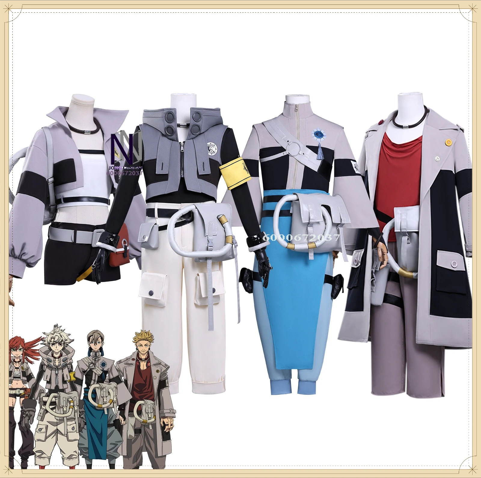 

Anime Gachiakuta Ludo Cosplay Costume Graffiti Deco Battle Outfit cosplay costume Full Set High Quality Role Playing Clothes