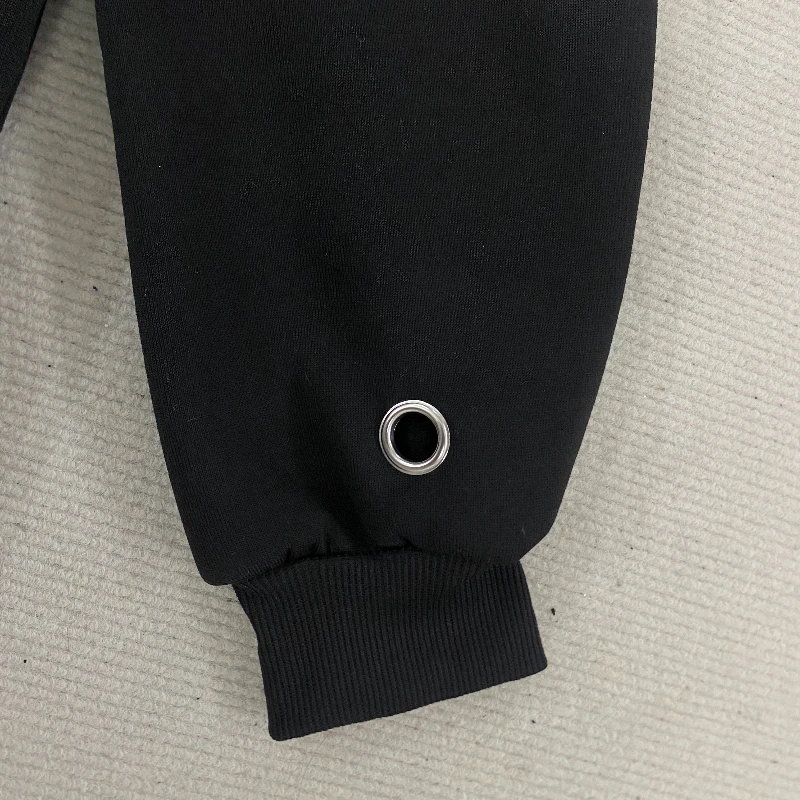 سويت شيرت بقلنسوة على طراز الشارع متعدد الوظائف كاجوال على الموضة الأوروبية والأمريكية مع ترصيع الصفصاف للرجال والنساء #6