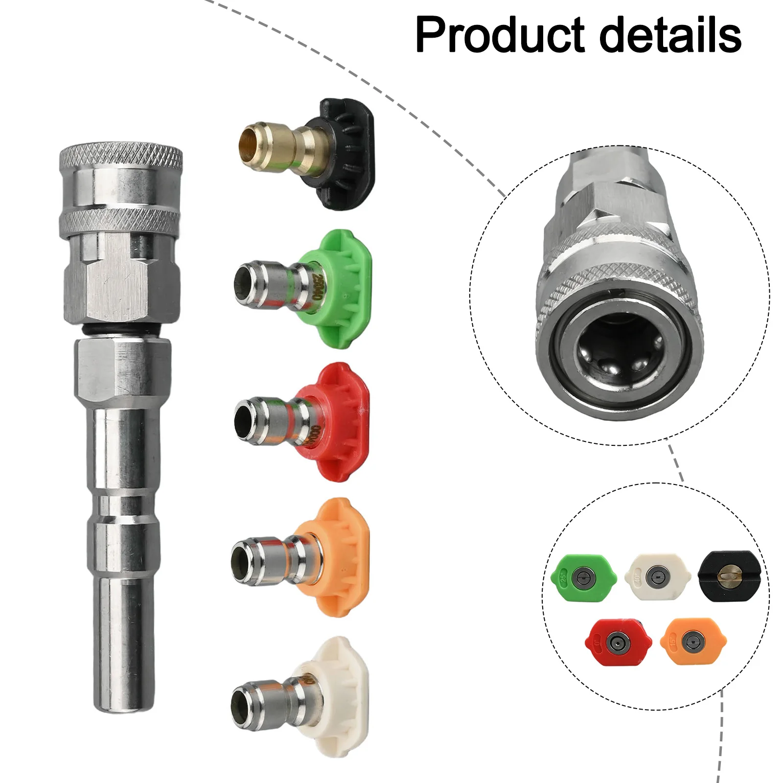 

Streamline Your Cleaning Tasks with a 14 Inch Stainless Steel Quick Connect Adapter Designed for Nilfisk KEW Equipment