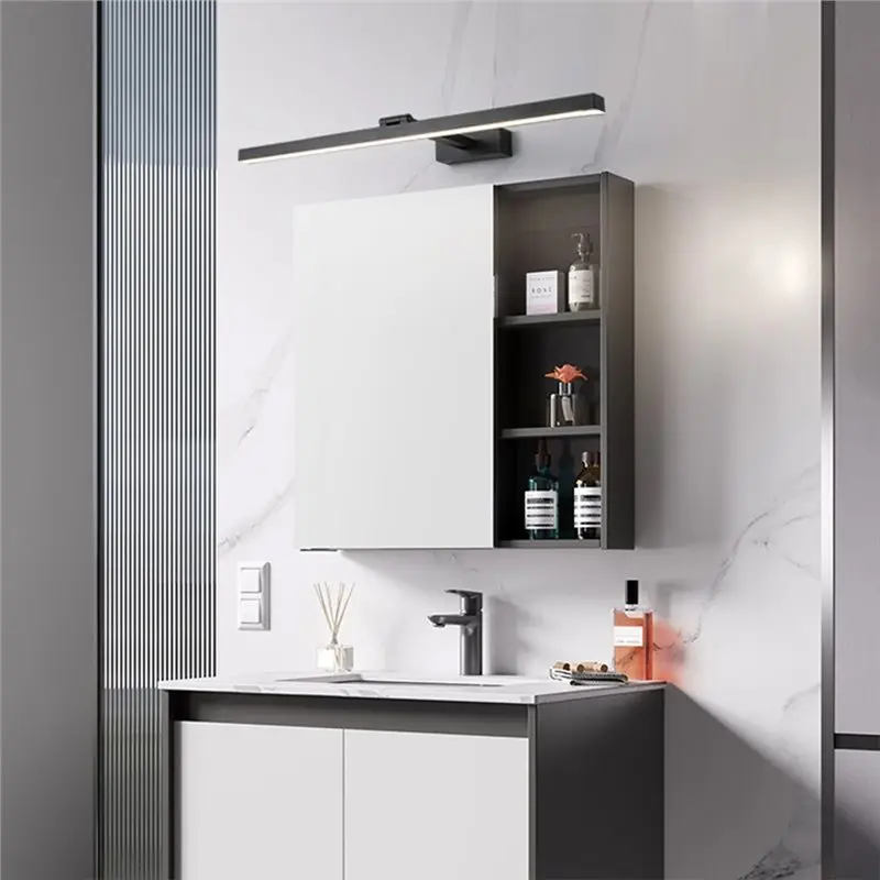 SYW-Bathroom Cabinet Mirror Light Led Mirror Headlight Easy Installation Nordic Style B