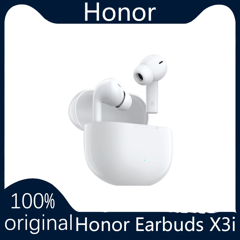 Honor CHOICE Earbuds X3i X3 Lite TWS Earphones Wireless Dual-Mic Noise Cancelling 28 Hours Battery Low Latency For Honor 70 Pro