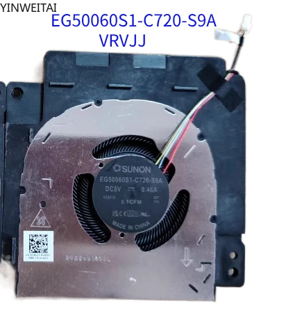 NEW Original For Dell EG50060S1-C710-S9A EG50060S1-C720-S9A 5V 0GCX4 VRVJJ Laptop Cooling Cooler Fan