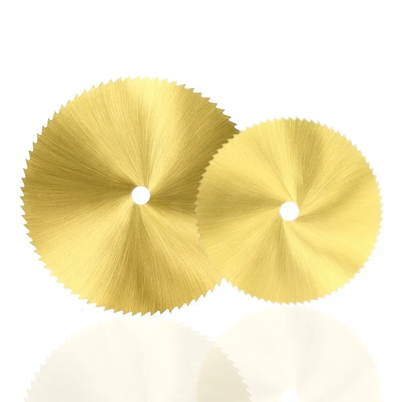 XCAN HSS M2 Saw Blade 60/80mm 72T Titanium Coated Mini Saw Cutter for Rotary Tools Wood Metal Cutting Disc Circular Saw Blade