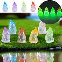 50-100PCS Mini Gnomes Fairy garden miniatures luminous Forest Fairy Moss micro landscape decoration accessories Home decor