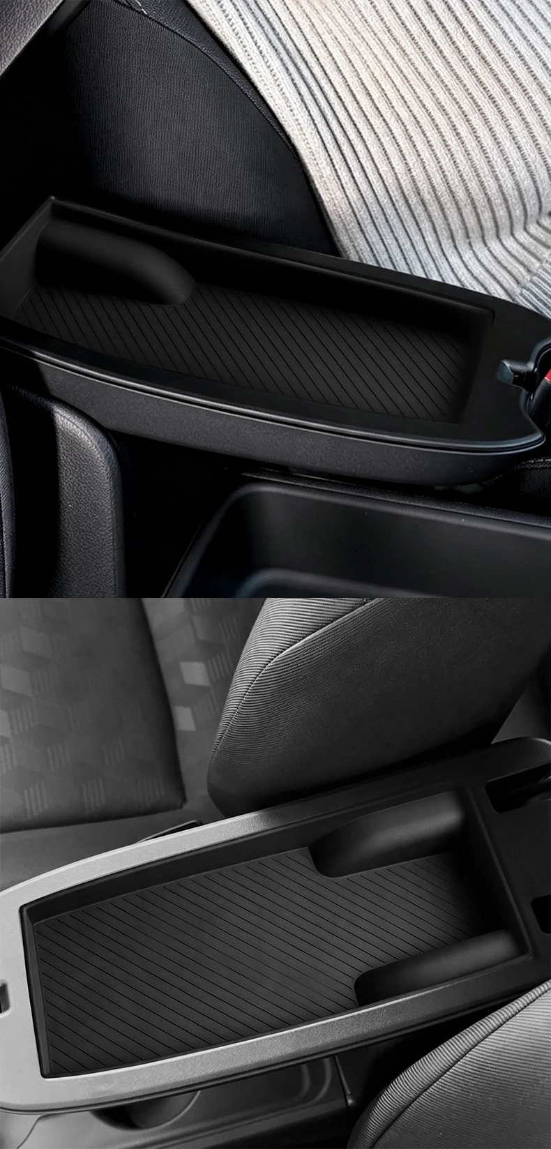 Für Toyota Yaris & Yaris Cross 2021-2026 Auto-Armlehnen-Konsolenablage Kratzfest Verschleißfest Silikon-Dekor-Zubehör – Detail 7